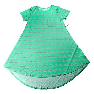 NWT Mint LuLaRoe Carly Hi-Lo Swing Dress Large